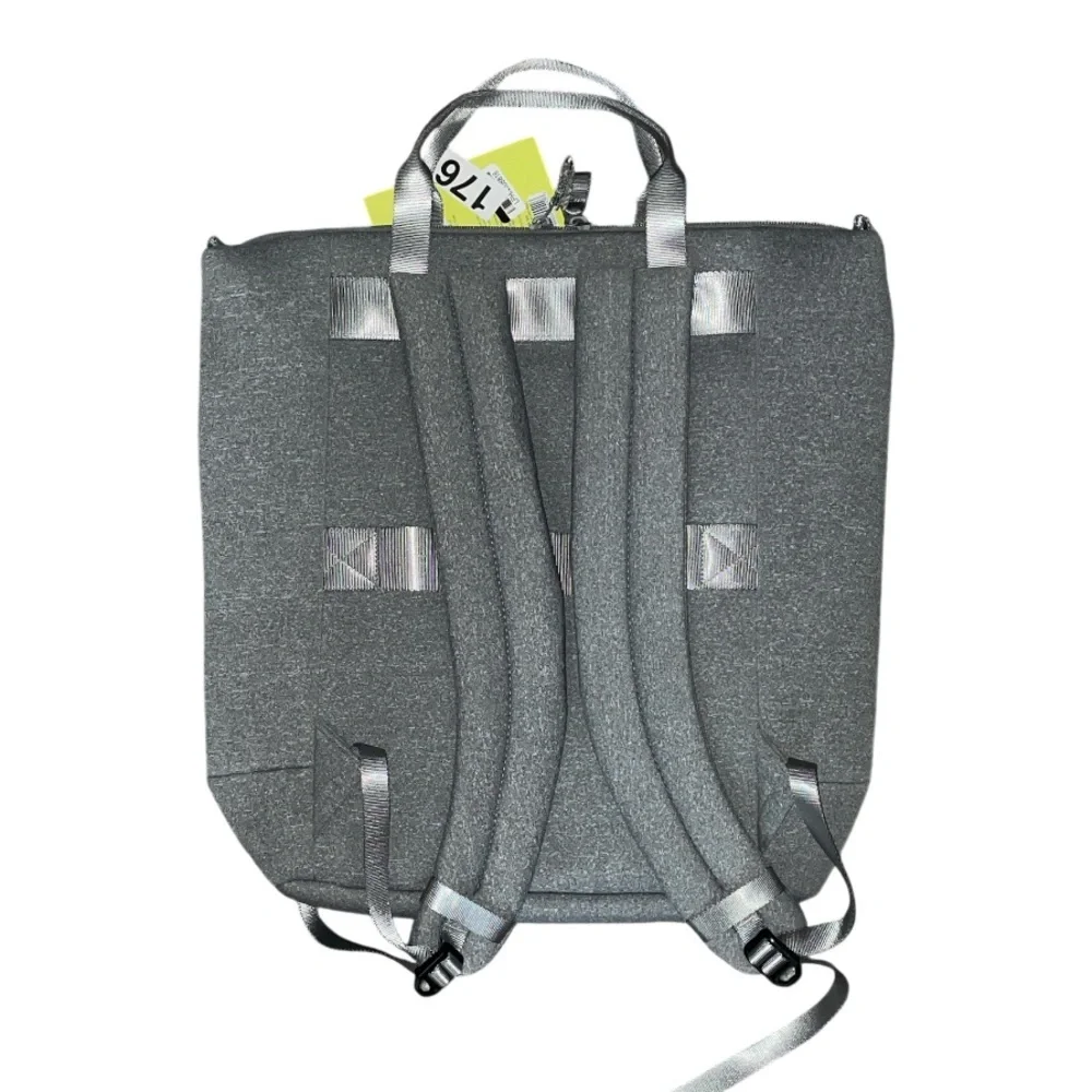 All in Motion Faux Neoprene Tote Backpack in Heather Gray